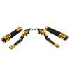 Kawasaki ZX10R Gold Extendable Brake Clutch Levers Grip Set (2016-2023)