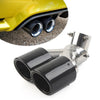 Universal Car 89mm Y Shape Double Exit Exhaust Muffler Tip