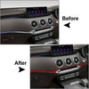Kia Stinger Dashboard Panel Cover Trim Strips Red (2018-2023)