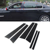 BMW 7 Series 6 x Car Window Pillar Post Door Trim Covers (2009-2015)