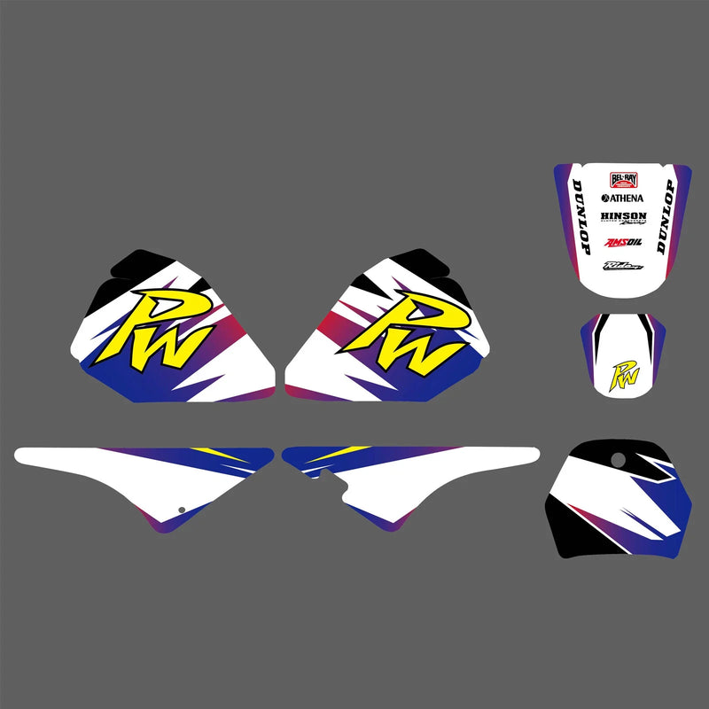 Yamaha PW80 Graphics Decals Stickers Kit (All Years)
