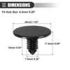 Dodge 30 x Headliner Hood Insulator Retainer Push Pin Clip