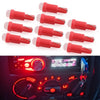 Car Dashboard Gauge T5 Red Indicator SMD Light Bulbs (Fits Various Models)