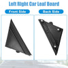 Fiat 500 Matte Black Door Mirror Flag Covers (2007-2023)