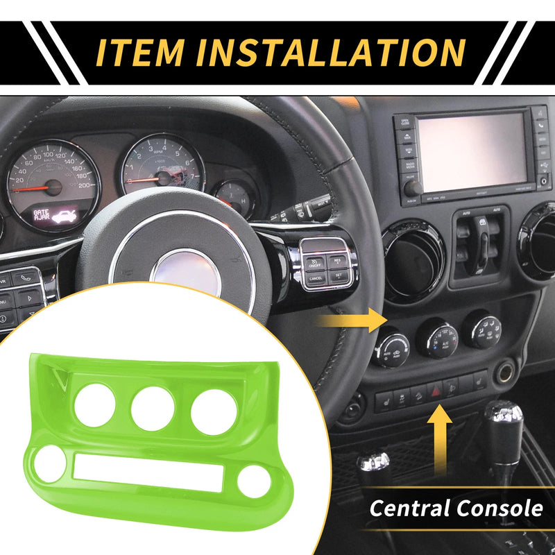 Jeep Wrangler JK JKU AC Switch Control Cover Trim (2011-2017)