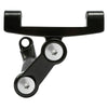 Harley Touring Chrome/Blk Passenger Adjustable Footboard Mount (1993-2025)