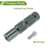 Honda Grom MSX125 2013-2020 Aluminum Alloy Gray Motorcycle Foot Pegs