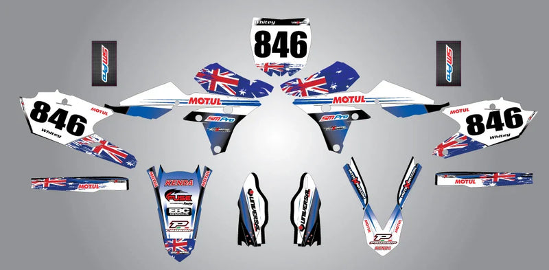 Yamaha YZF 250 - Aussie Pride Style Custom Graphics (2014)