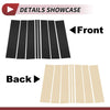 Ford Flex 8 Pcs Black Door Pillar Window Trim (2009-2015)