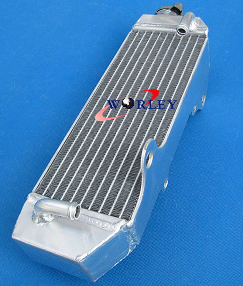 YAMAHA YZ85 Aluminum Radiator & Blue Silicone Hose (2002-2021)