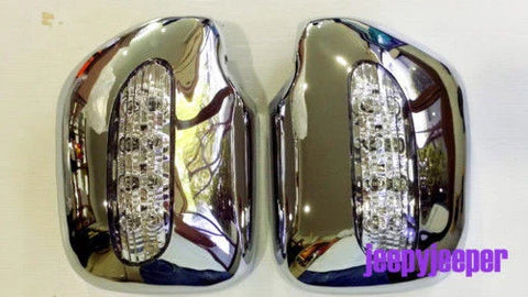 Toyota Hilux MK3 Surf Chrome Mirror Cover LED (1989-1997)
