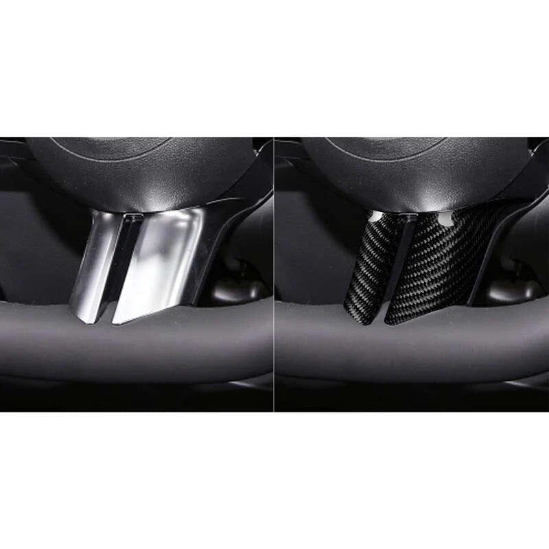 Benz C-Class W206 2022-2023 Carbon Fiber Steering Wheel Lower Cover Trim Fit