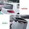 VW Golf MK7 MK7.5 2 x Rear Boot Spoiler Lip (2013-2019)