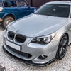 BMW 5 Series E60 E61 M Sport (2004-2010) Black Front Bumper Spoiler Lip