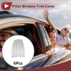 Toyota Altis (2001-2006) Silver Tone 6 Pcs Car Door Pillar Window Trim