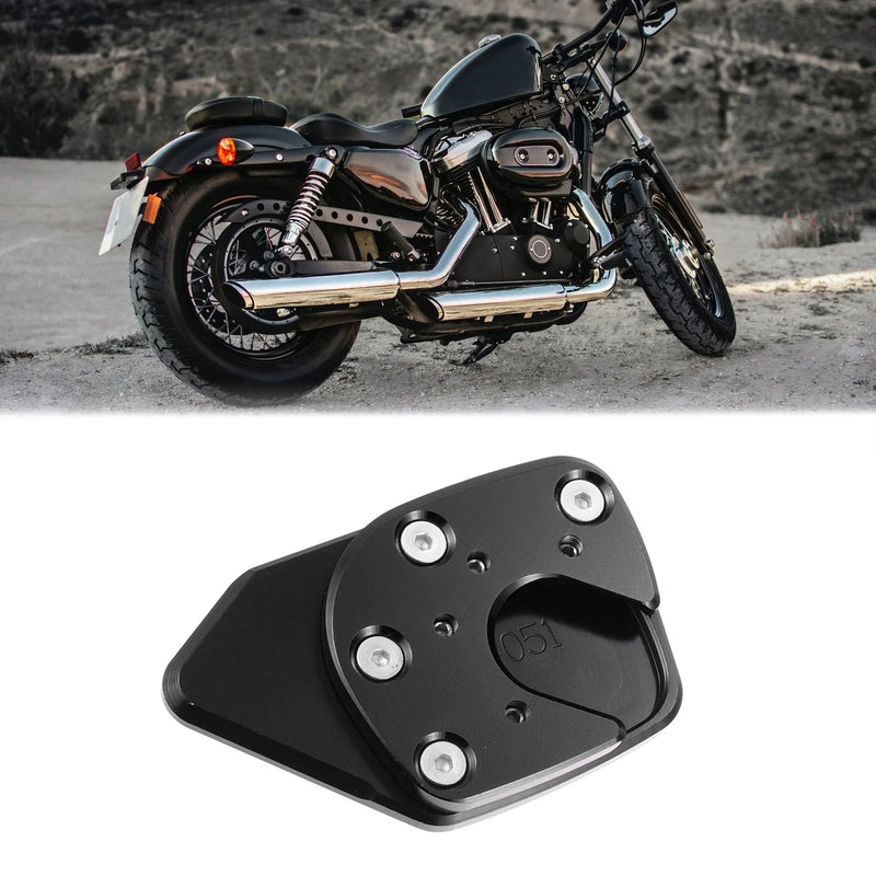 Honda Motorcycle - Black Kickstand Extension Pad