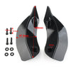 Harley Road Glide FLTRX Black Upper Fairing Accents Air Wind Deflector (2015-2020)