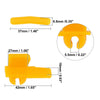Motorcycle 6 x Tire Changer Demount Head Plastic Insert 1.65x0.63x1.06
