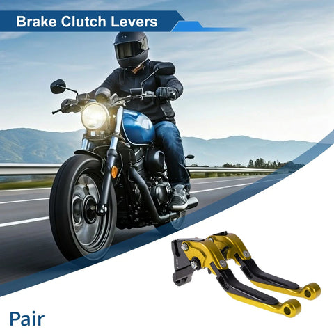 Kawasaki ZZR600 Gold Tone Black 2x Brake/Clutch Levers Short Long