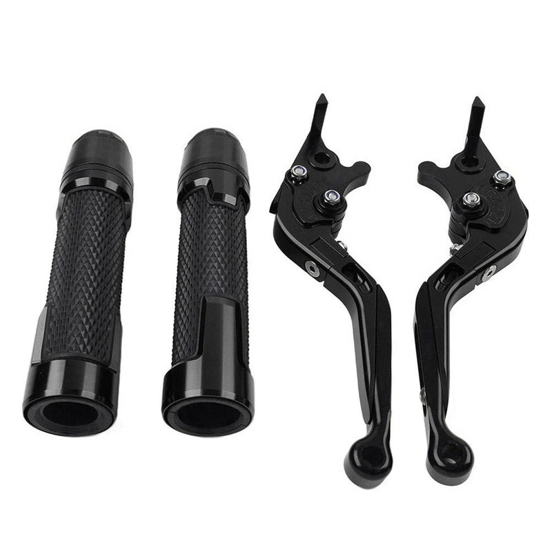 Suzuki GSXR600 / 750 Folding Extendable Brake Clutch Levers Grip Set (2006-2019)