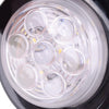 Truck Trailer 2" Clear White LED Round Clearance Side Marker Lights