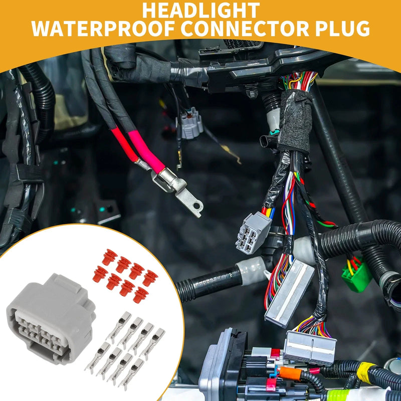 Toyota Headlight Waterproof Connector Plug Female Wire Terminal Connector