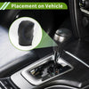 Honda Pebbled Gear Shift Knob Cover Black Blue Faux Leather