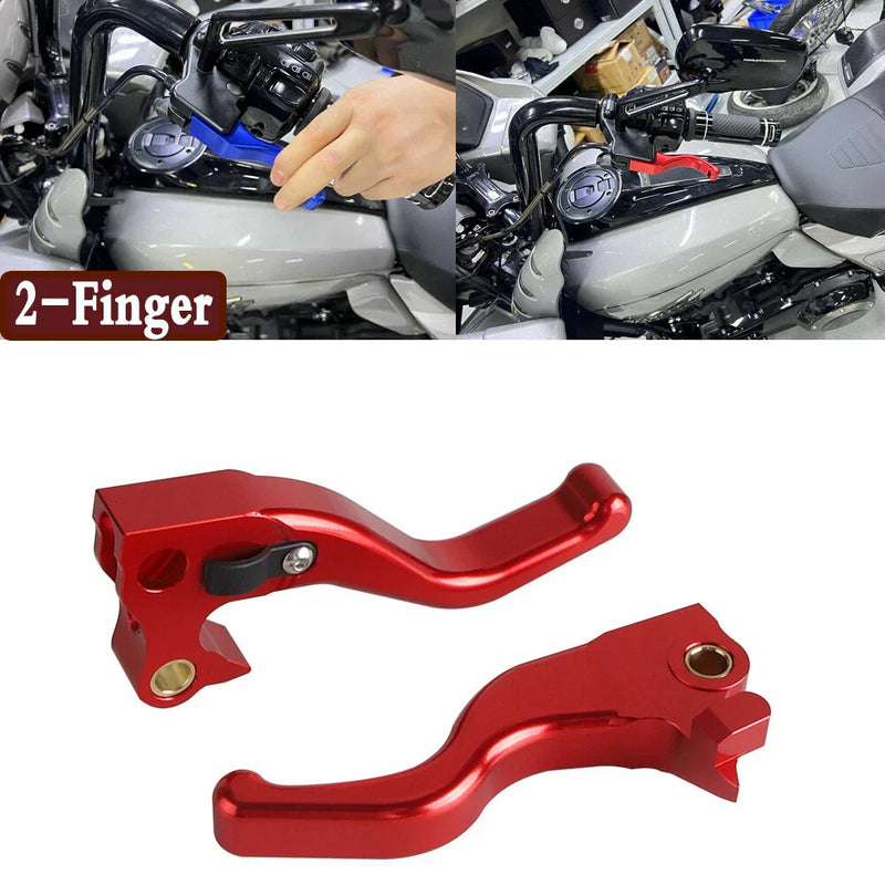 Harley Sportster Low SuperLow XL883L XL883N Hand Brake Clutch Lever Set (2007-2023)