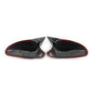 BMW E81 E82 E87 E88 E90 E91 E92 Black Rearview Mirror Cover Caps (2006-2013)
