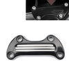 Harley Night Train (1999-2009) Black / White Handlebar Riser Top Clamp