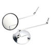 Honda C50 C65 C70 C90 Mirrors Pair Chrome Round 8mm (1967-1979)