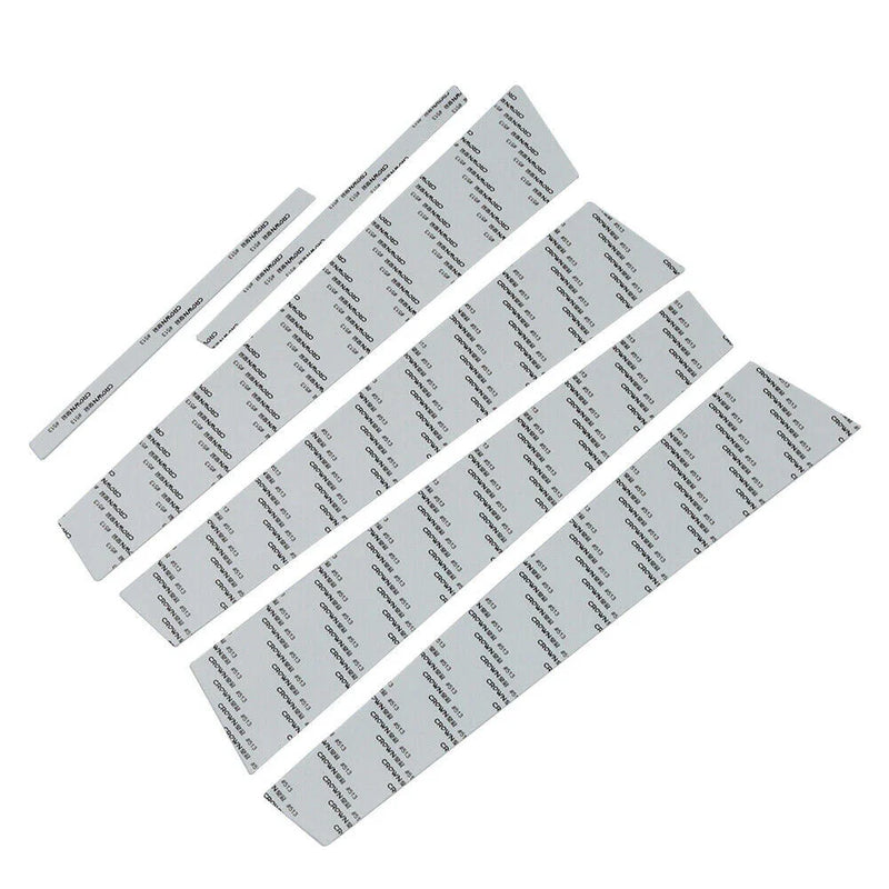 Dodge Charger 2011-2021 Door Trim Piano Covers 6 x Chrome Pillar Posts Set