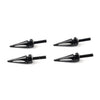 Harley Road Glide 2015-2023 Aluminum Black / White 4x Windshield Spike Bolts