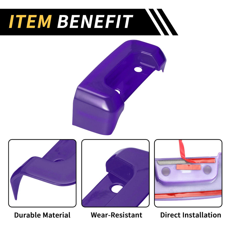 Jeep Wrangler JL JLU (2018-2024) - Purple Rear Door Latch Lock Cover Trim
