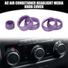 Chevrolet Silverado (2022-2023) 5 x Pcs AC Headlight Media Switch Knob Cover