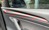 Tesla Model 3 & Y (2017-2023) Matte Black Armrest Panel Cover