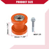 Motorcycle Mini Bike ATV - Orange 8mm Chain Roller Pulley Tensioner