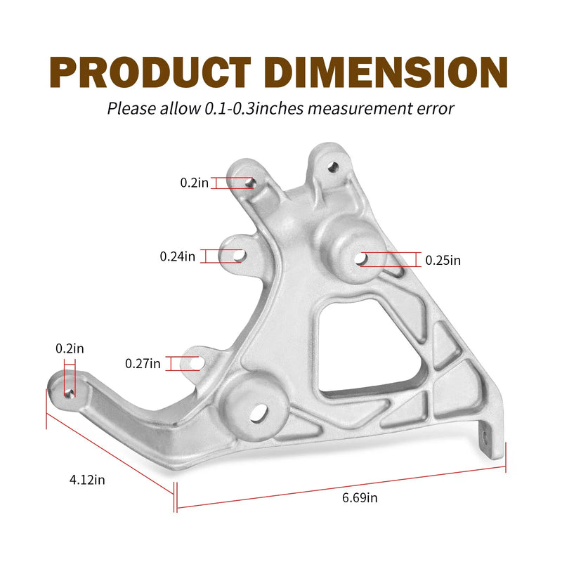 Yamaha Raptor 700 700R YFM700 Fender Left Headlight Bracket (2006–2012)