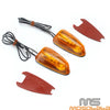 Motorcycle - Amber Indicator Lamp 12V Mini LED Turn Signal Light