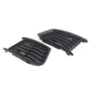 Audi A6 S6 Front Bumper Fog Light Grille Covers Matte Black (2018-2024)