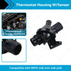 BMW 320i 328i 428i 228i Thermostat Housing w/Sensor (2012-2019)