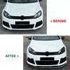 VW Golf 6R MK6 Front Bumper Spoiler Lip Splitter (2010-2014)