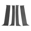 Chevy Blazer (1995-2005) Carbon Fiber Black 4 Pcs Pillar Window Trim
