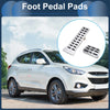 Hyundai Tucson (2016-2023) Silver Tone Automatic Footrest Pedals Cover