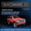 Toyota 4Runner Pickup A/C Climate Control Panel (1984-1989)