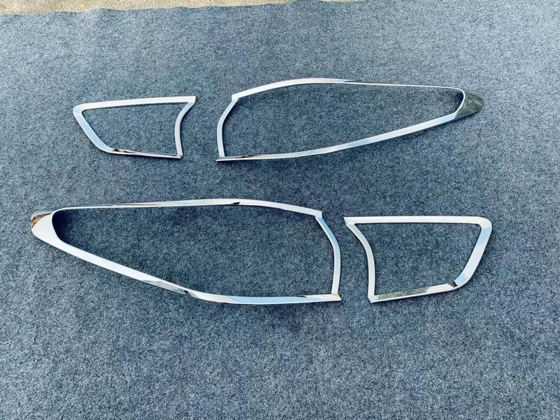 Chevrolet Chevy Blazer Chrome Rear Tail Light Lamp Lid Cover Trim (2019-2022)