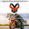Make Model Butterfly-type Open-closed Double Hook Motorcycle Hanging Hook 1 Pc