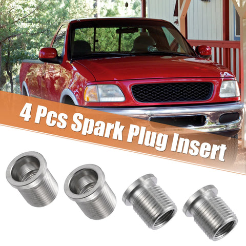 Ford Triton 4.6L 5.4L 6.8L 4pcs 14mm Spark Plug Port Inserts (2000-2010)