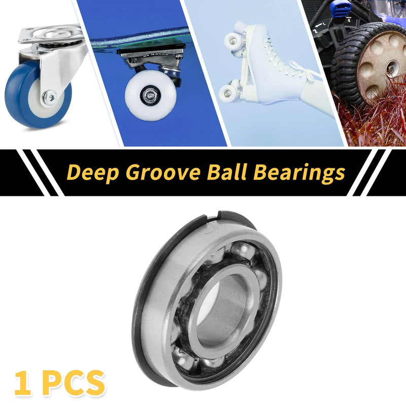 Scooter Skateboard Wheel Deep Groove Ball Bearings 12x28x8mm 1 Pc