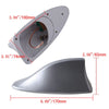 FM / AM Radio - Adhesive Universal Grey Shark Fin Roof Car Antenna